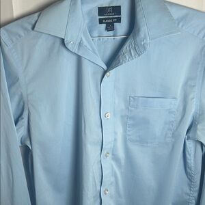 George Men's Sky Blue Dress Shirt
